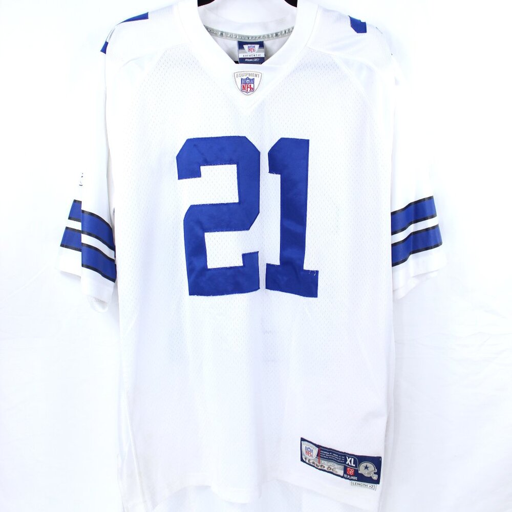 NFL Dallas Cowboys J. Jones Julius Jones #21 Reebok White Jersey Men's Size XL